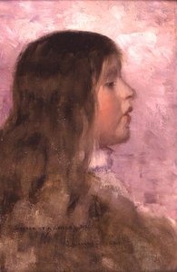 Szkic głowy dziecka autorstwa John Lavery
