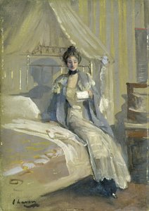List (olej na płycie pilśniowej) autorstwa John Lavery