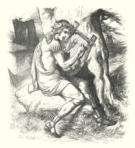 Śmierć Oberona (rycina) autorstwa John Lawson