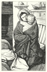 Poezja: Dziecko Mary Ann (kolorowa rycina) autorstwa John Lawson