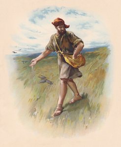 Siewca (kolorowa litografia) autorstwa John Lawson