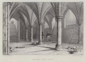 Krypta w sali Gerarda, Guildhall, City of London (rycina)