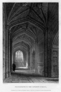 Proscholium to the Divinity School, Oxford, 1836.