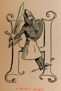 Rycerz normański, ok. 1860, ok. 1860 autorstwa John Leech