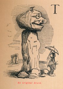 Oryginalny Druid, c1860, 1860 autorstwa John Leech