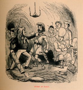 Aresztowanie Eunusa, 1852 autorstwa John Leech