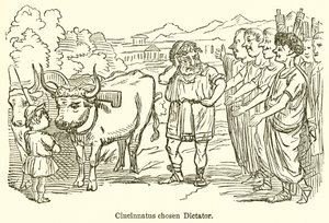 Cincinnatus wybrany dyktatorem
