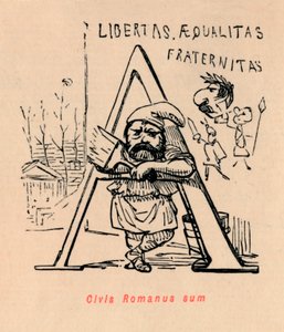 Jestem obywatelem rzymskim, 1852 r. autorstwa John Leech