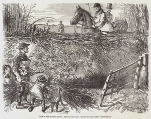 Zakończenie sezonu łowieckiego, naprawianie luk autorstwa John Leech