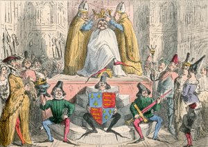 Koronacja Henryka IV (od najlepszego autorytetu) autorstwa John Leech