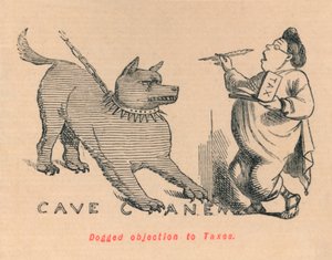 Zaciekły sprzeciw wobec podatków, 1852 autorstwa John Leech