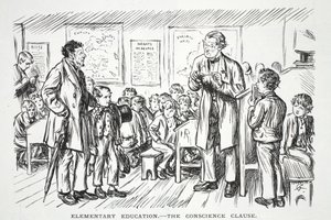 Edukacja elementarna - klauzula sumienia autorstwa John Leech