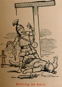 Zbieranie łupów, 1852 autorstwa John Leech
