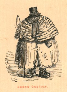 Woźnica Hackneya, 1897. autorstwa John Leech