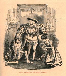 Henryk przebaczający młodej parze, 1897. autorstwa John Leech