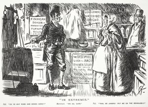 W obliczu śmierci autorstwa John Leech