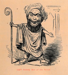 Lekki człowiek komediowy tamtego okresu, 1852 autorstwa John Leech