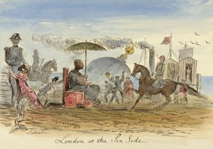 Londyn nad morzem, wyd.1844 autorstwa John Leech