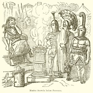 Mucius Scaevola przed Porsenną