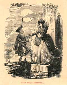 Ucieczka Królowej Marii, 1897. autorstwa John Leech