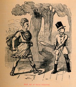 Pochopny akt Gajusza Grakchusa, 1852 r. autorstwa John Leech