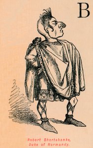 Robert Shortshanks, książę Normandii, ok. 1860, ok. 1860 autorstwa John Leech