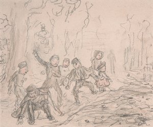 polonês bola de neve autorstwa John Leech