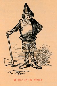 Żołnierz epoki, ok. 1860, ok. 1860 autorstwa John Leech