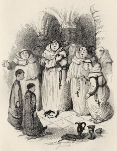 To On – Kawka, z „Legend Ingoldsby” Thomasa Ingoldsby, wydanej przez Richarda Bentleya und Son, 1887 autorstwa John Leech