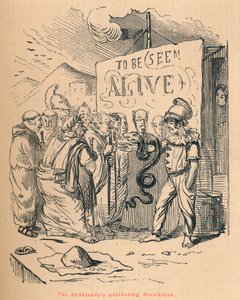 Ambasadorzy nabywają Aesculaplus, 1852 autorstwa John Leech