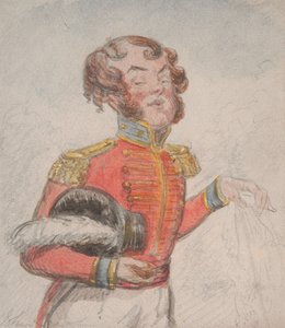 Kapitan na pełnym żołdzie autorstwa John Leech