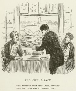 Obiad rybny autorstwa John Leech
