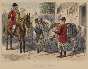 Podarowany koń! autorstwa John Leech