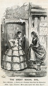Wielkie zło społeczne (rycina) autorstwa John Leech