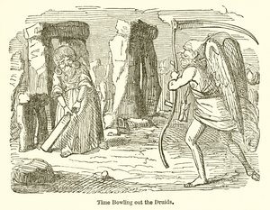 Czas wybija druidów autorstwa John Leech