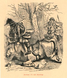 Wilhelm III. Polowanie, 1897. autorstwa John Leech