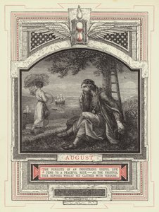 sierpień (grawerowanie) autorstwa John Leighton