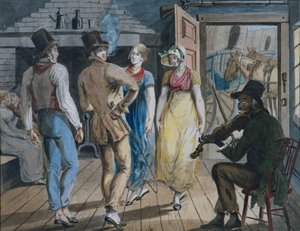 Zabawa w przydrożnej gospodzie, 1811-ca. 1813.