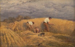 Skończone studium „żniwa” autorstwa John Linnell
