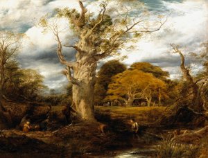 Scena z drewna, 1844