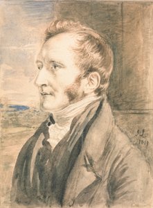 Portret mężczyzny autorstwa John Linnell