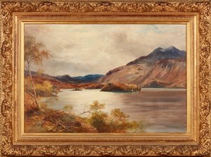 Loch Katrine (olej na płótnie) autorstwa John MacWhirter