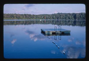 Menges Sand Pond, Menges Lakeside Resort, Livingston Manor, Nowy Jork, USA autorstwa John Margolies