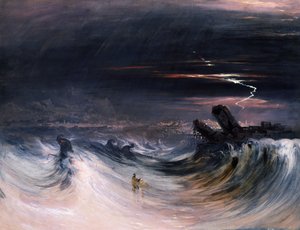 Zniszczenie Tyru autorstwa John Martin