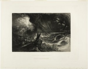 Zniszczenie zastępów faraona, z ilustracji biblijnych autorstwa John Martin