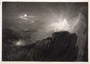Ilustracja z Raju utraconego autorstwa John Martin