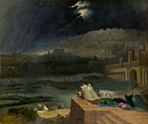 Pokuta Niniwy, c.1840 autorstwa John Martin