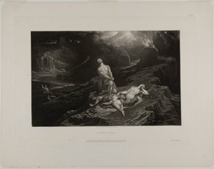 Śmierć Abla, z Przypowieści biblijnych autorstwa John Martin