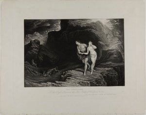 Wypędzenie, z przykładów biblijnych autorstwa John Martin