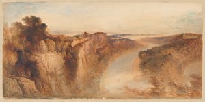 Widok na rzekę Wye, patrząc w kierunku Chepstow autorstwa John Martin